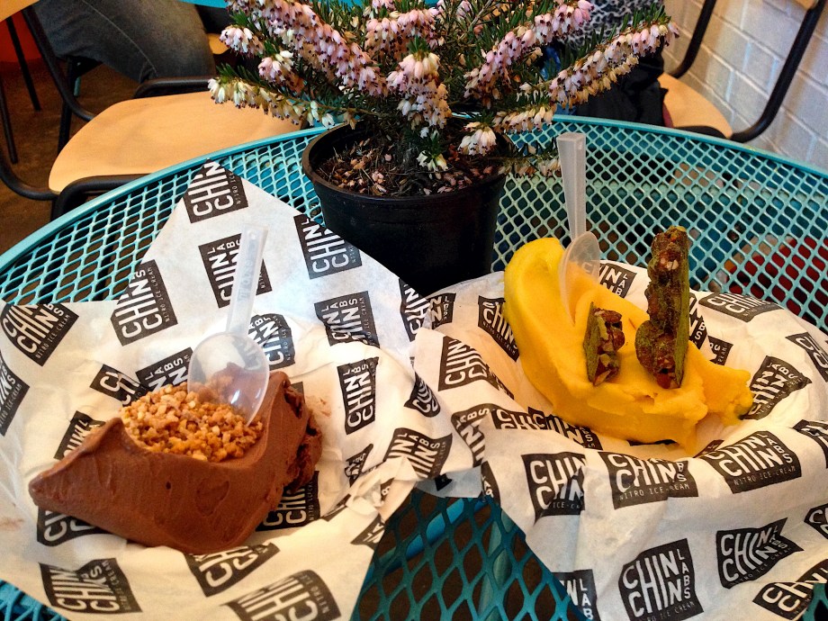 chin chin nitrogen ice cream